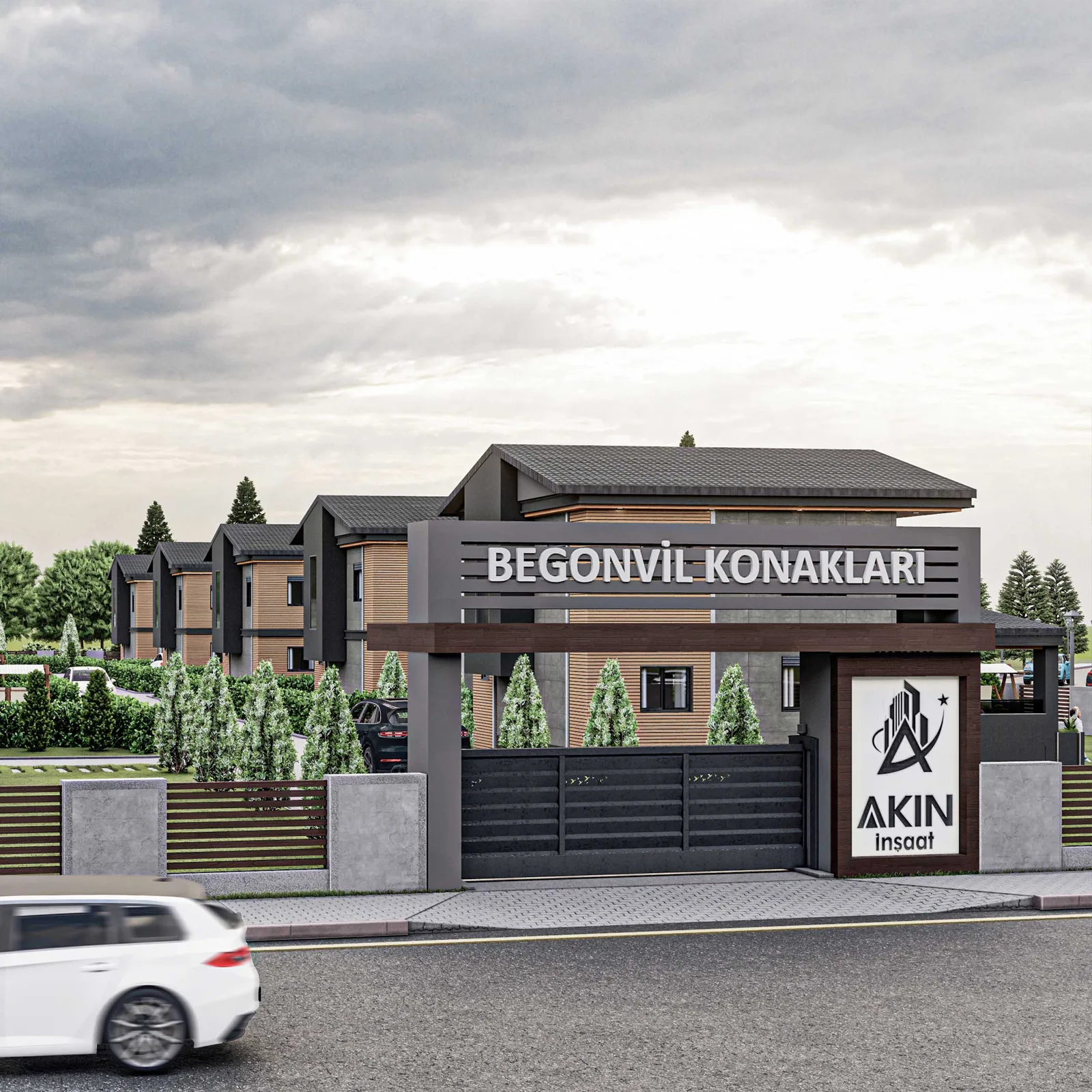Begonvil Konutları — 3d dış cephe görselleştirme, görsel 2