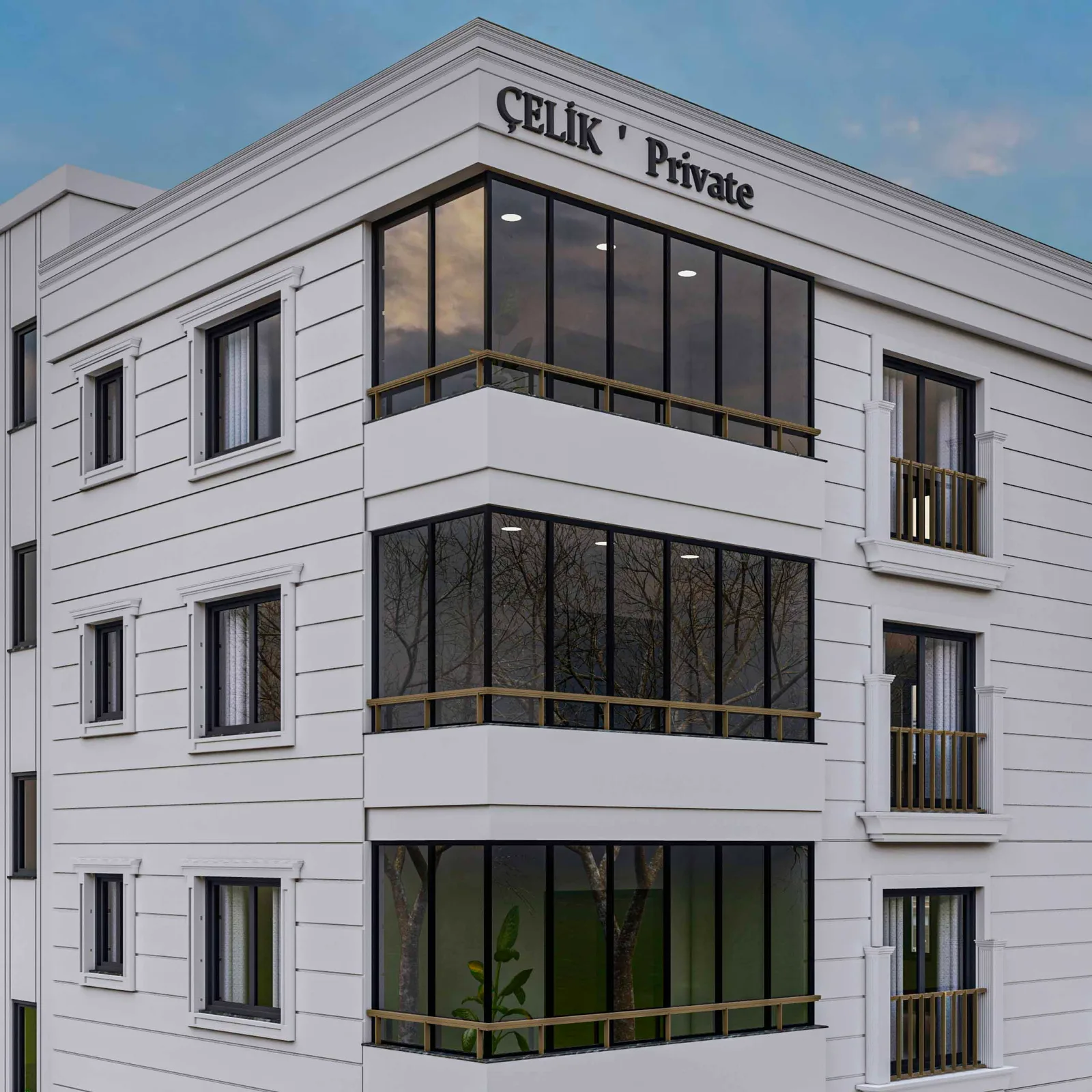 Çelik İnşaat Private — 3d görselleştirme, görsel 3