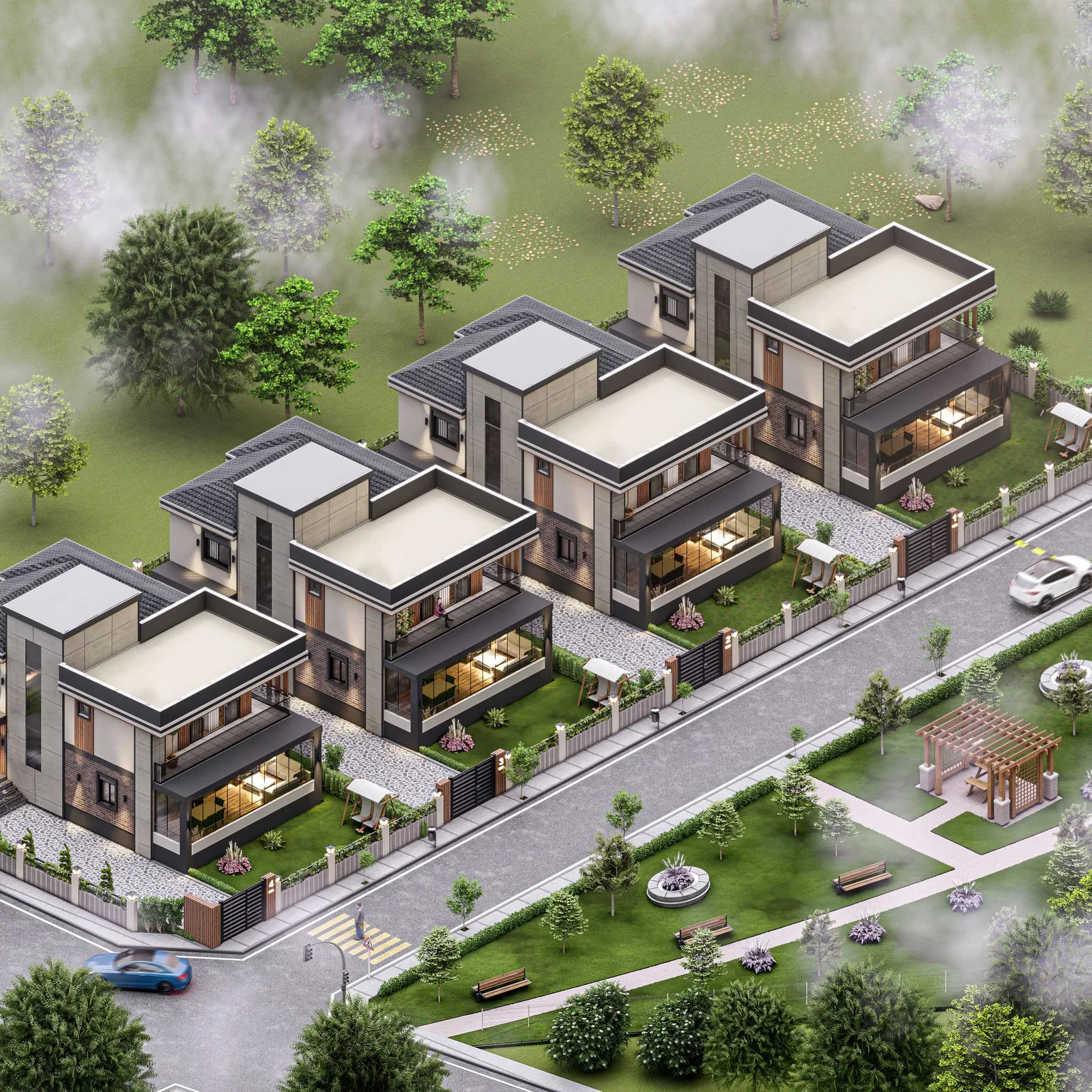 Emin Gözcü Villa — iç mimarlık ve görselleştirme, görsel 4