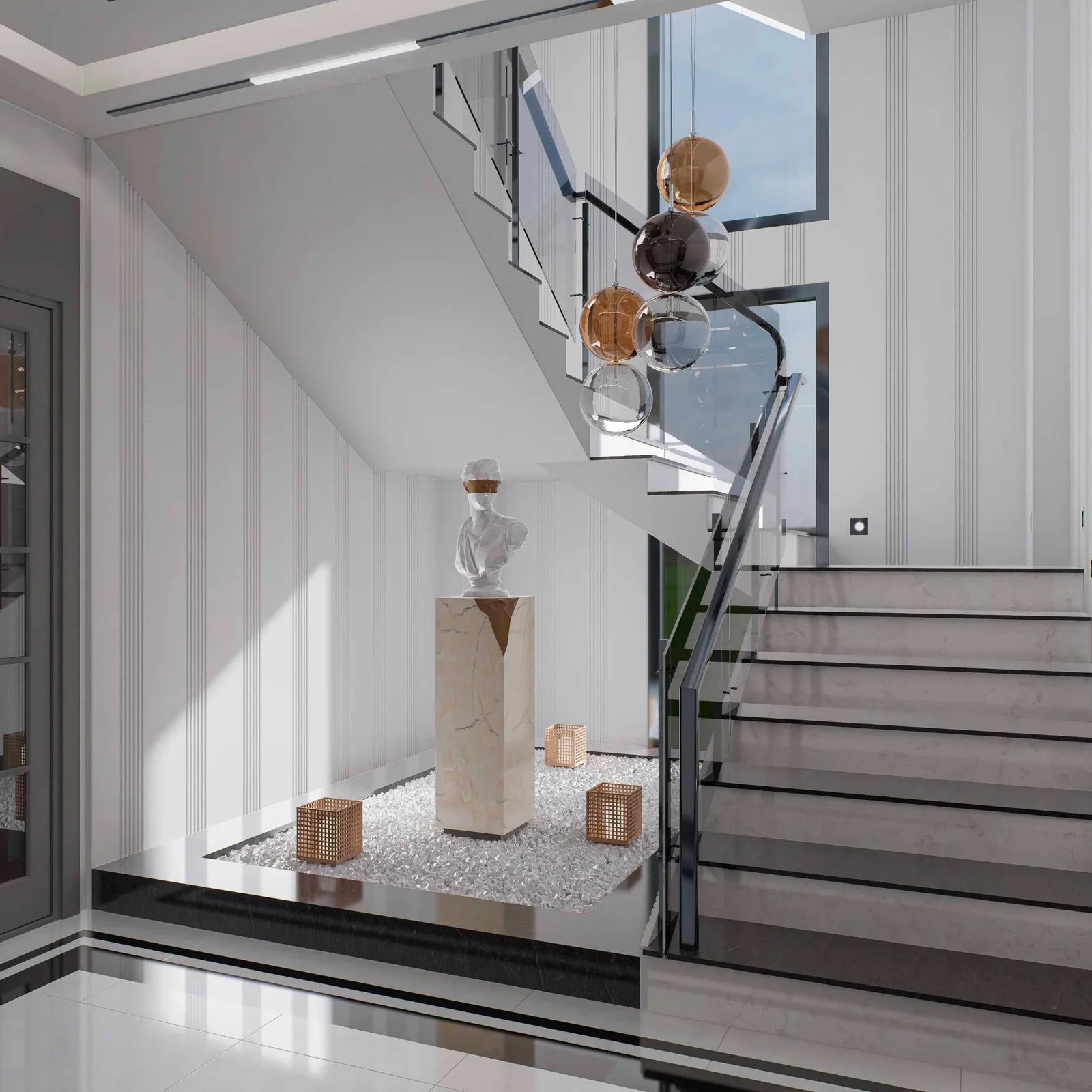 Emin Gözcü Villa — iç mimarlık ve görselleştirme, görsel 14