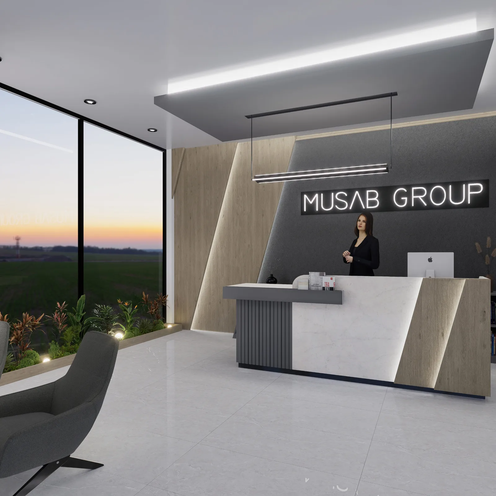 Musab Group İdari Ofis — iç mimarlık, görsel 2