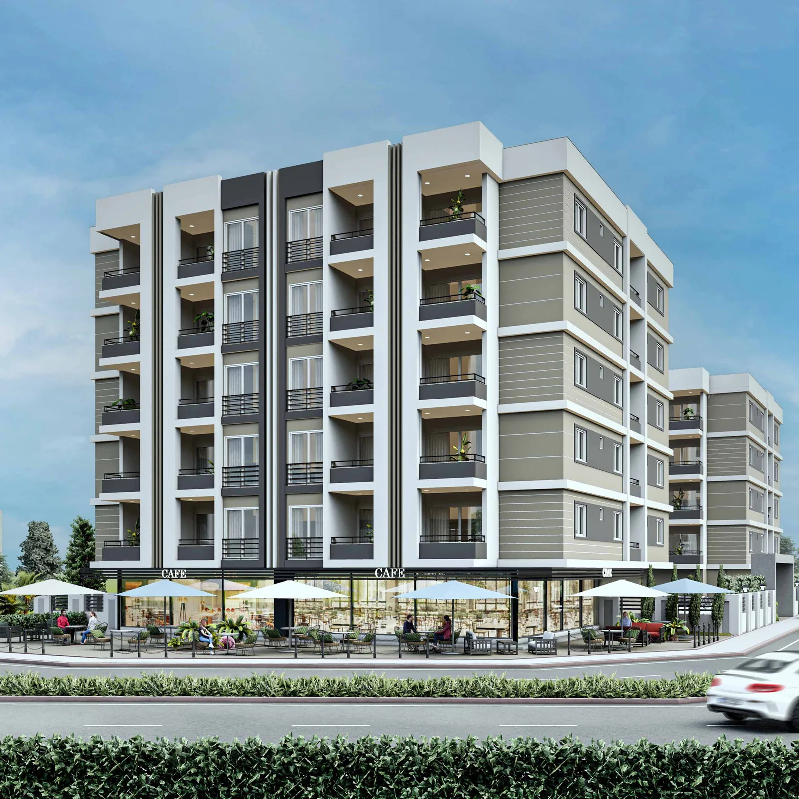 Nasipoğlu İnşaat — 3d dış cephe görselleştirme, görsel 1