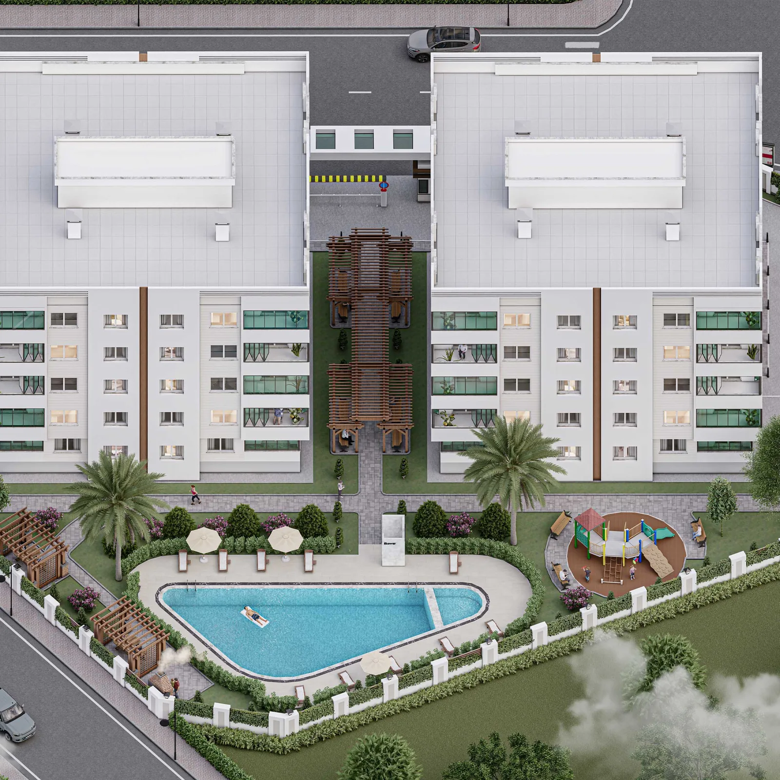 Prestij Konutları — 3d dış cephe görselleştirme, görsel 2