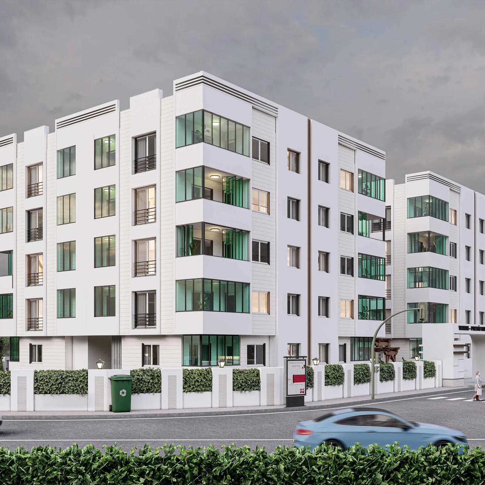 Prestij Konutları — 3d dış cephe görselleştirme, görsel 3