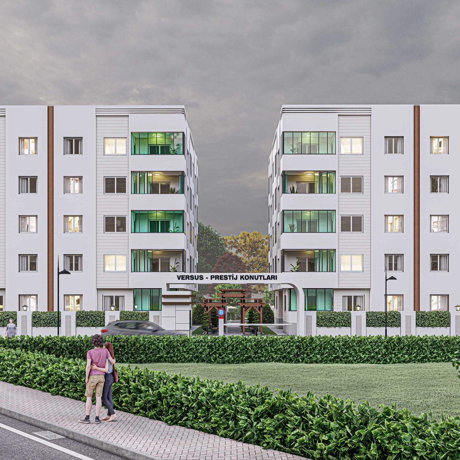 Prestij Konutları — 3d dış cephe görselleştirme, görsel 4
