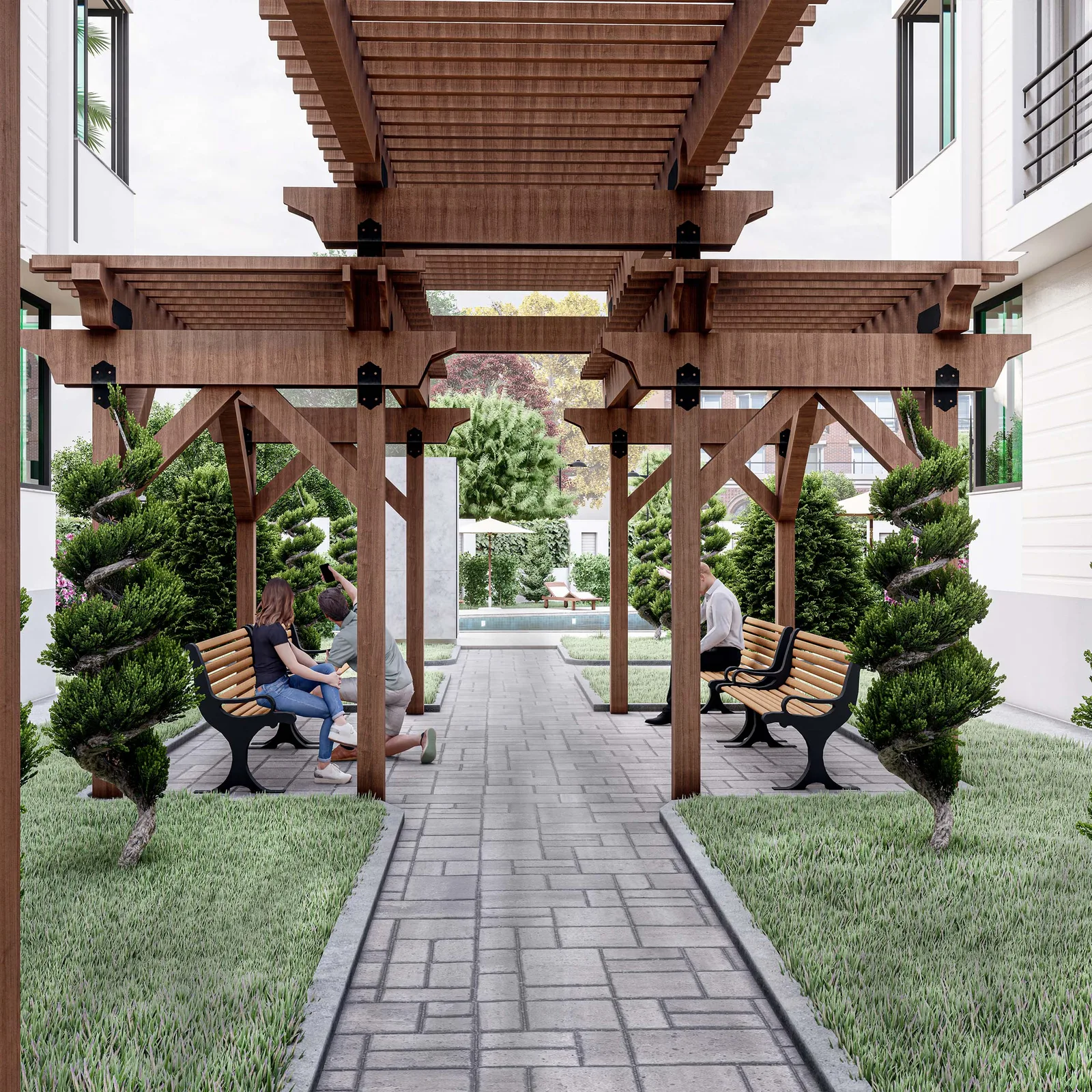 Prestij Konutları — 3d dış cephe görselleştirme, görsel 6