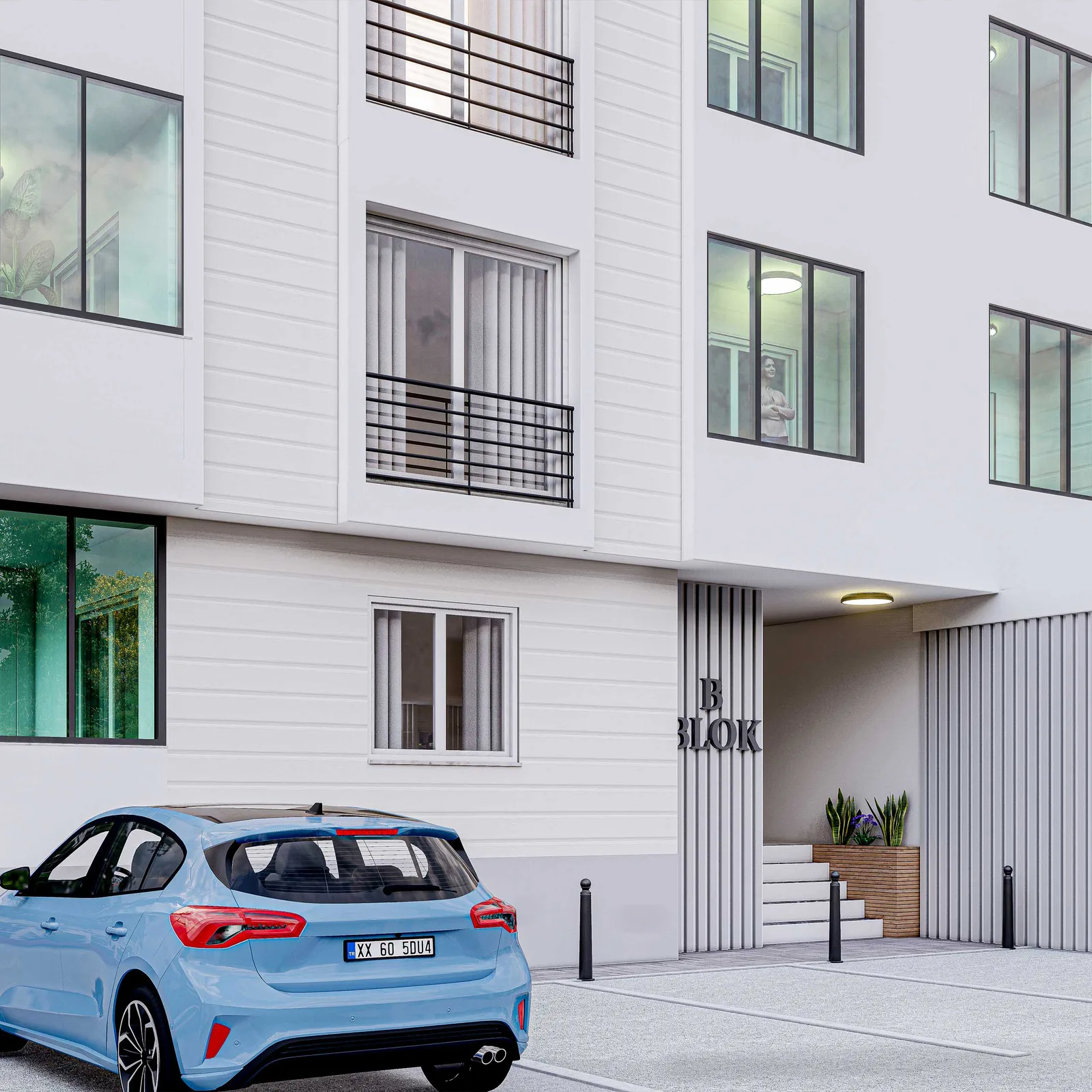 Prestij Konutları — 3d dış cephe görselleştirme, görsel 7