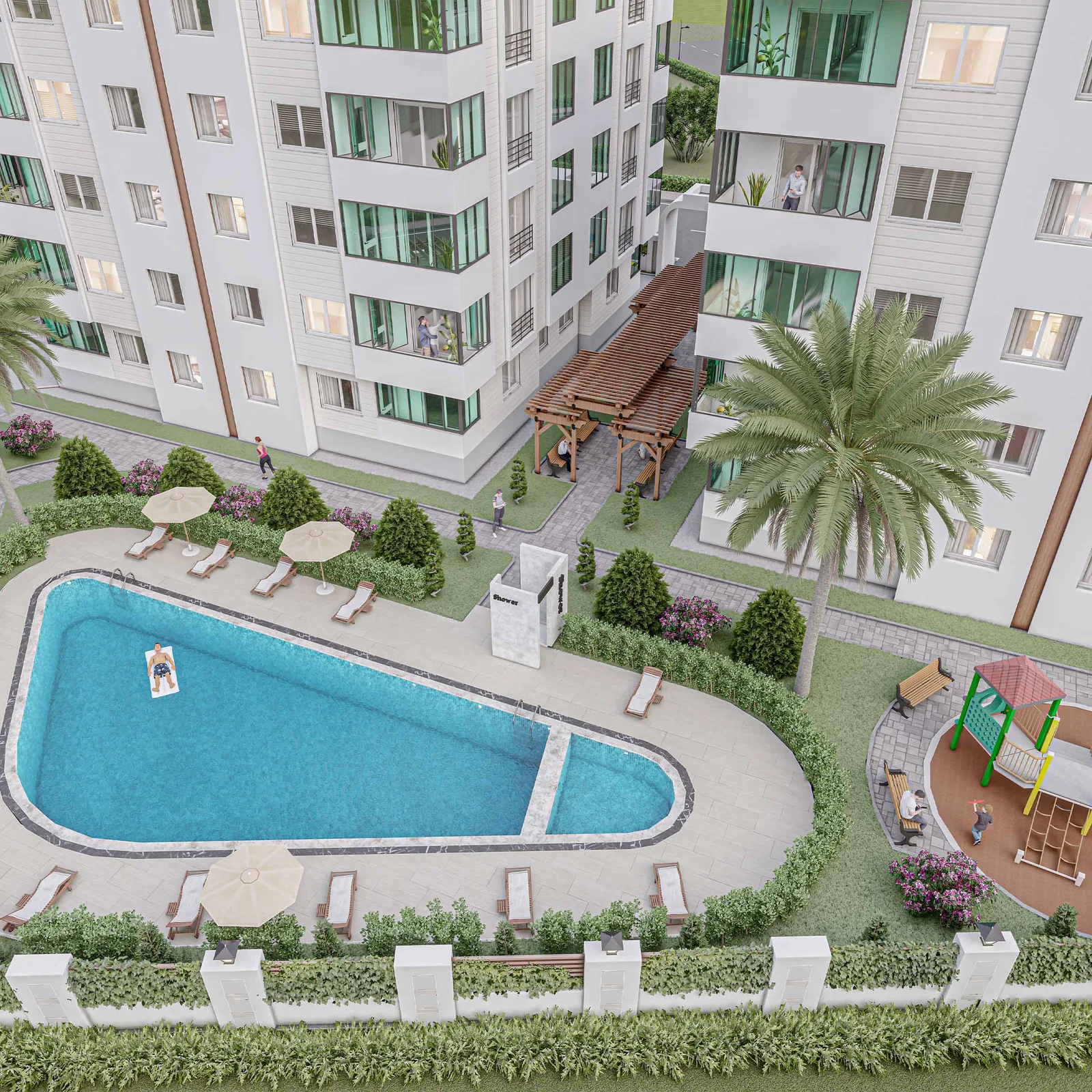 Prestij Konutları — 3d dış cephe görselleştirme, görsel 9