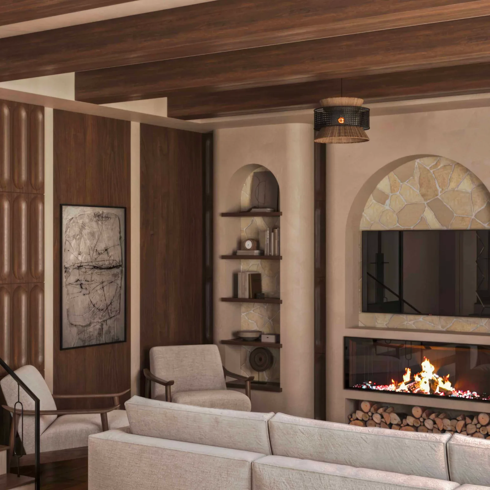 Reyyan Okyay Çiftlik Evi — interior design and visualisation, image 10