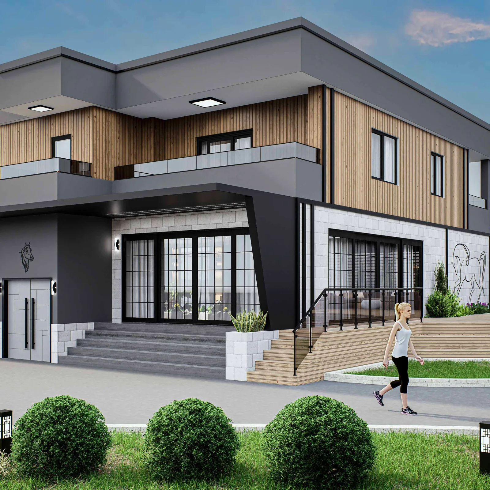 Reyyan Okyay Çiftlik Evi — interior design and visualisation, image 11