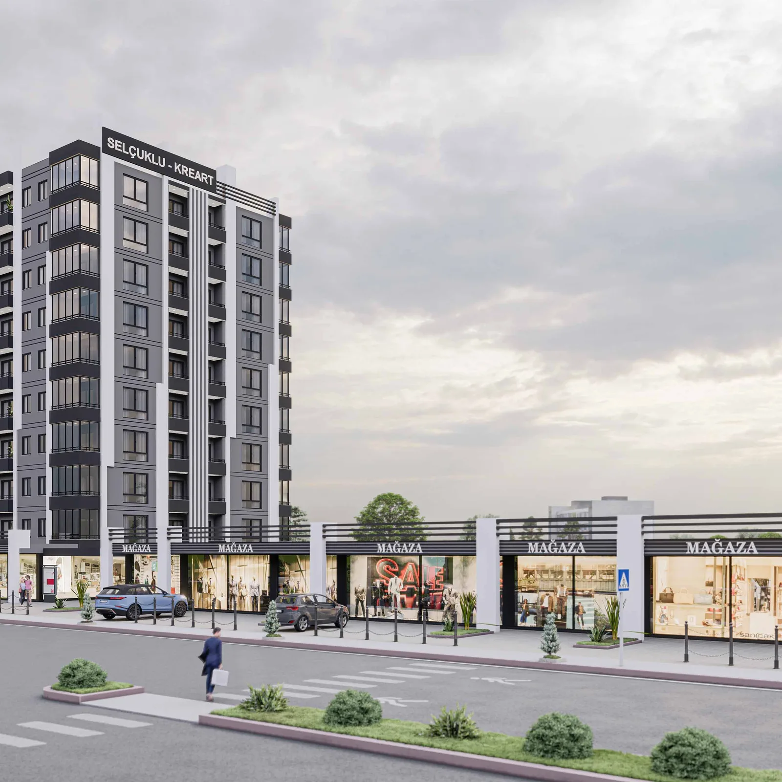 Selçuklu Kreart — 3d dış cephe görselleştirme, görsel 3