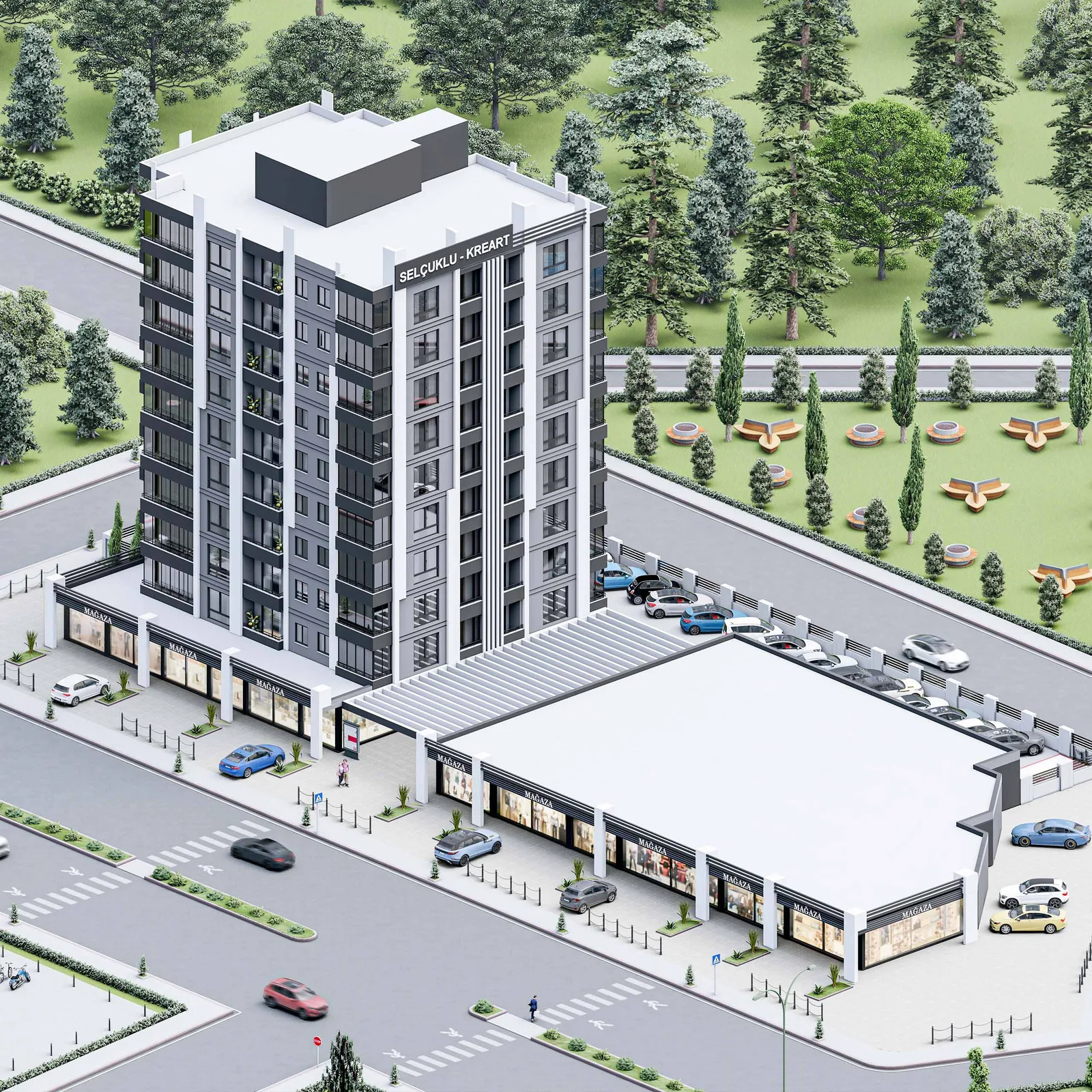 Selçuklu Kreart — 3d dış cephe görselleştirme, görsel 7
