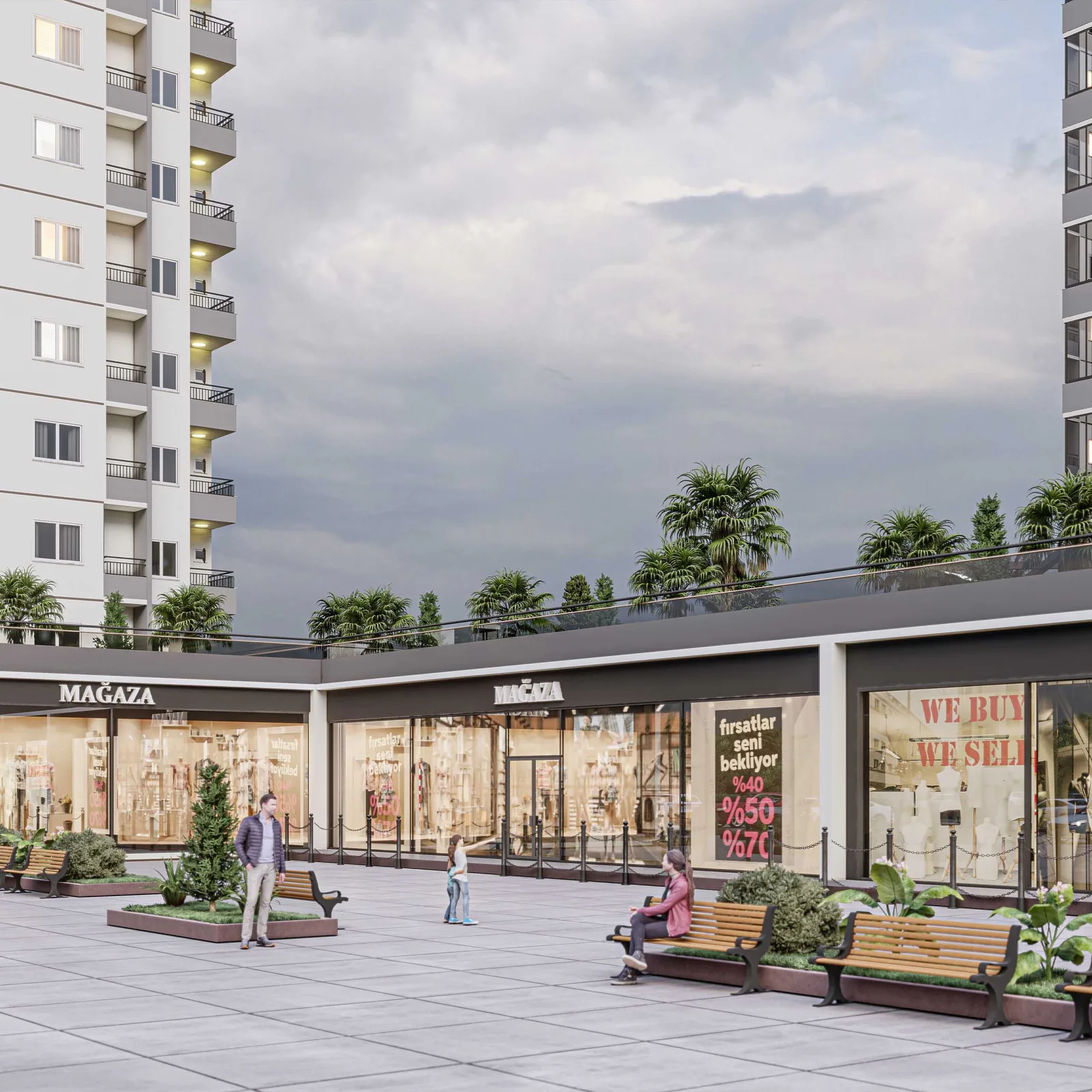 Yaşam Konutları — 3d dış cephe görselleştirme, görsel 11