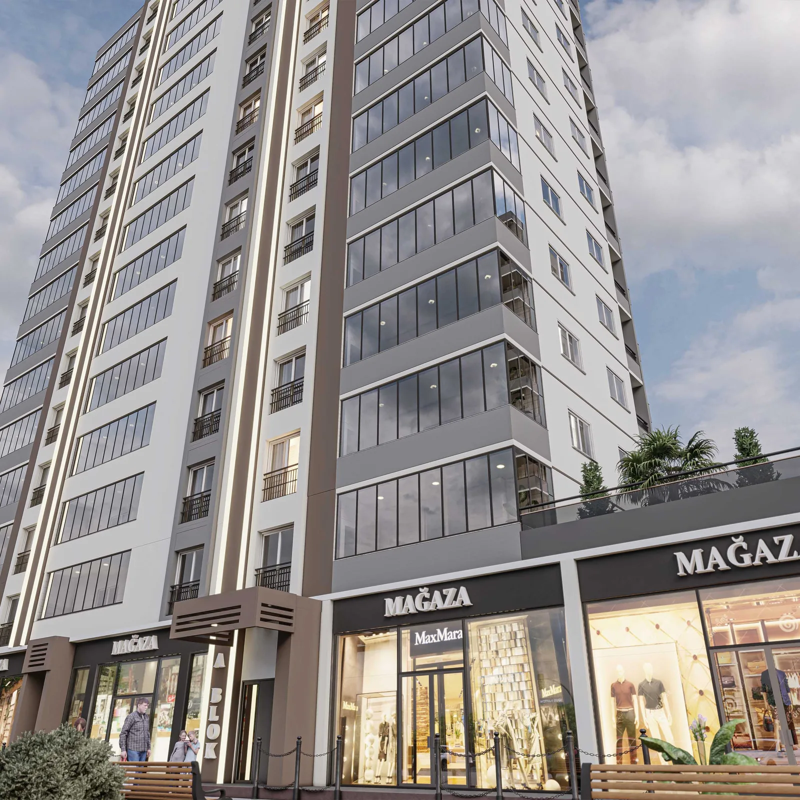 Yaşam Konutları — 3d dış cephe görselleştirme, görsel 12
